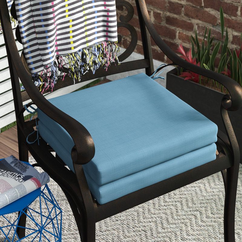 Wrought Studio Indoor/Outdoor Dining Chair Cushion & Reviews Wayfair
